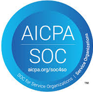 Badge de certificación AICPA SOC