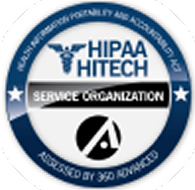 Badge de certificación HIPAA HITECH