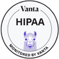 Badge de certificación Vanta HIPAA